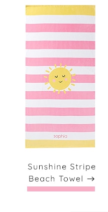 SUNSHINE STRIPE BEACH TOWEL