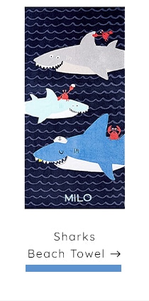 SHARKS BEACH TOWEL