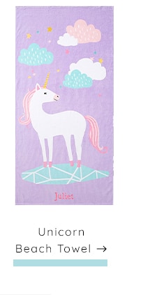 UNICORN BEACH TOWEL