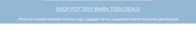 SHOP POTTERY BARN TEEN DEALS