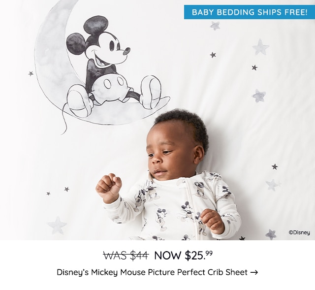 DISNEY'S MICKEY MOUSE PICTURE PERFECT CRIB SHEET