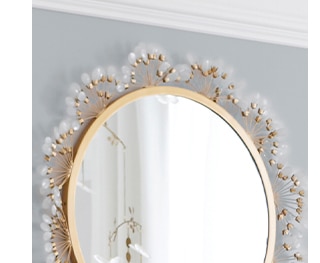 FLORAL SPRAY MIRROR