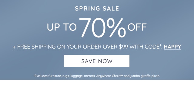 SALE - UP TO 70% OFF