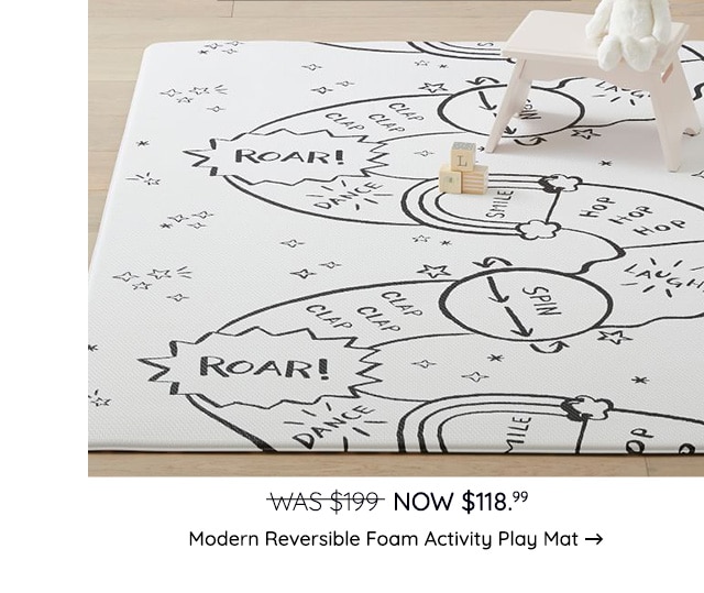 MODERN REVERSIBLE FOAM ACTIVITY PLAY MAT