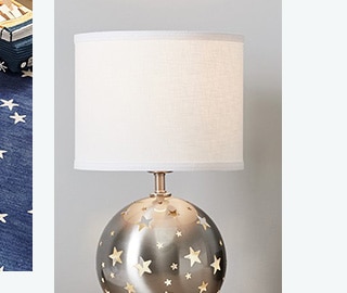 STAR CUT OUT TABLE LAMP