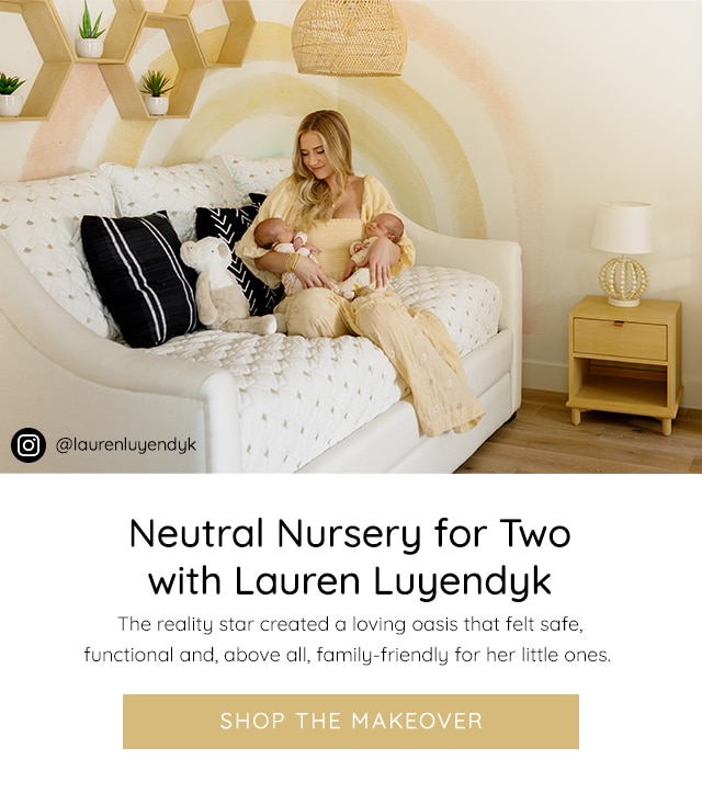 NEUTRAL NURSERY FOR TWO WITH LAUREN LUYENDYK