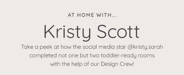 AT HOME WITH KRISTY SCOTT