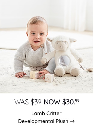 LAMB CRITTER DEVELOPMENTAL PLUSH