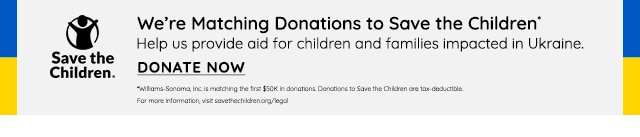 WE'RE MATCHING DONATIONS TO SAVE THE CHILDREN IN UKRAINE