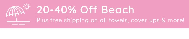 20% OFF BEACH