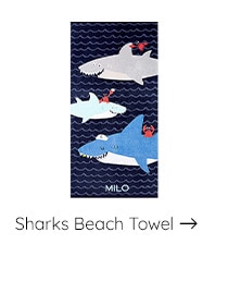 SHARKS BEACH TOWEL