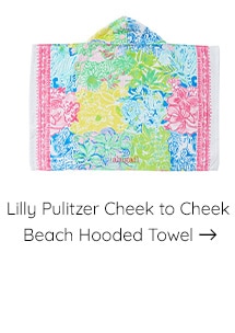 LILLY PULITZER CHEEK TO CHEEK BEACH HOODED TOWEL