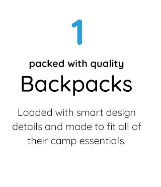 PACKED WITH QUALITY, BACKPACKS