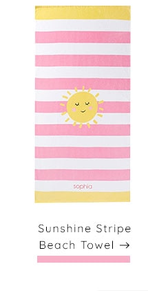 SUNSHINE STRIPE BEACH TOWEL