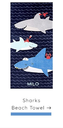 SHARKS BEACH TOWEL