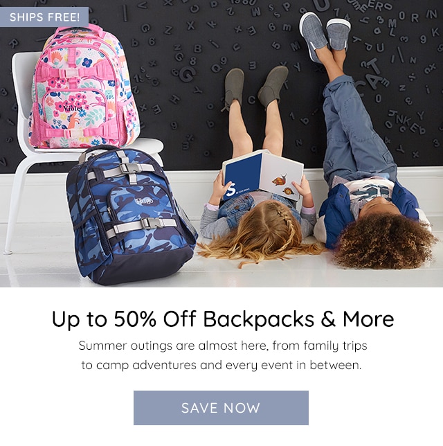 UP TO 50% OFF BACKPACKS & MORE