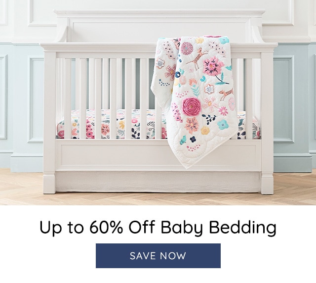 UP TO 60% OFF BABY BEDDING