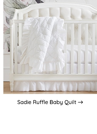 SADIE RUFFLE BABY QUILT