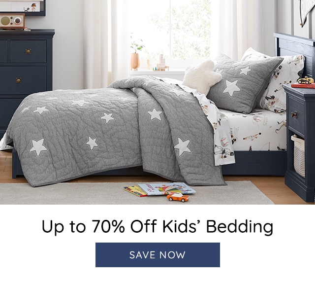 UP TO 70% OFF KIDS BEDDING