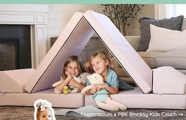 FOAMNASIUM X PBK BLOCKSY KIDS COUCH