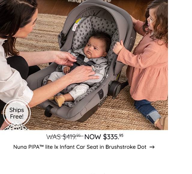 INFANT CAR SEAT IN BRUSHSTROKE DOT