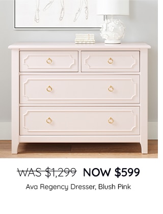 AVA REGENCY DRESSER, BLUSH PINK