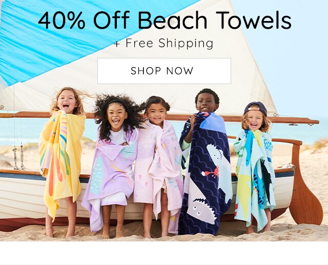 40% OFF BEACH TOWELS