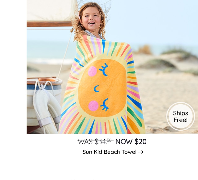 SUN KID BEACH TOWEL