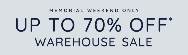 LIMITED TIME ONLY - WAREHOUSE SALE - UP TO 70% OFF FURNITURE, BEDDING, AND MORE