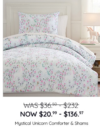 MYSTICAL UNICORN COMFORTER & SHAMS