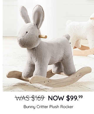 BUNNY CRITTER PLUSH ROCKER