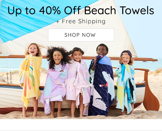 40% OFF BEACH TOWELS