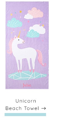 UNICORN BEACH TOWEL