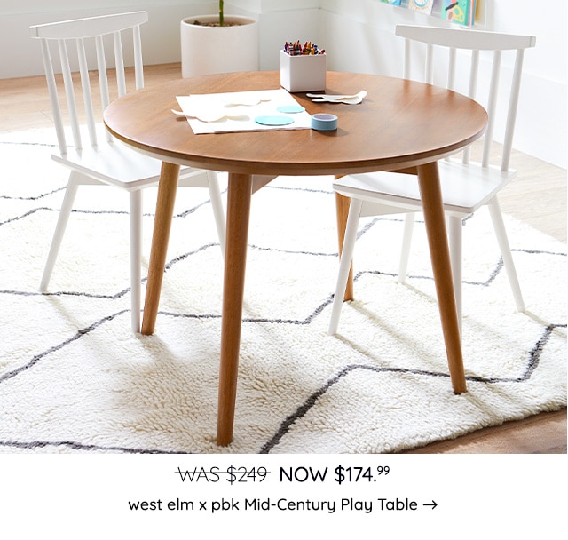 WEST ELM X PBK MED-CENTURY PLAY TABLE