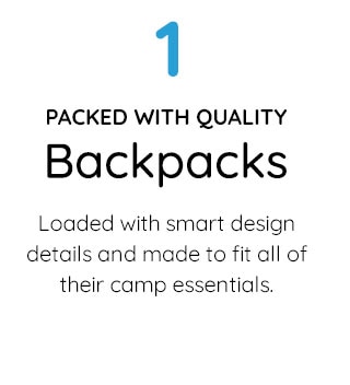 PACKED WITH QUALITY, BACKPACKS