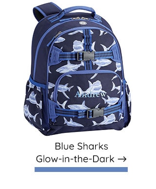 BLUE SHARKS GLOW - IN - THE - DARK