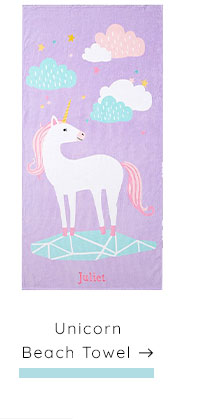 UNICORN BEACH TOWEL