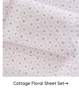 COTTAGE FLORAL SHEET SET