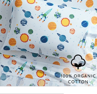 SOLAR SYSTEM GLOW IN THE DARK SHEET SET