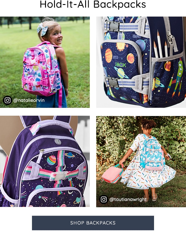 HOLD-IT-ALL BACKPACKS