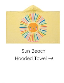 SUN BEACH HOODED TOWEL