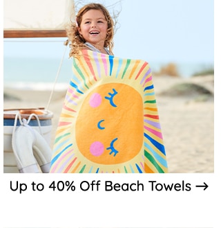 UP TO 40% OFF BEACH TOWELS