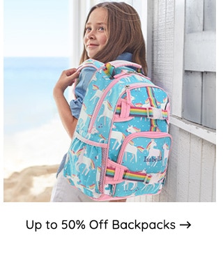 UP TO 50% OFF BACKPACKS