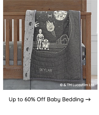 UP TO 60% OFF BABY BEDDING