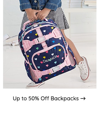 UP TO 50% OFF BACKPACKS