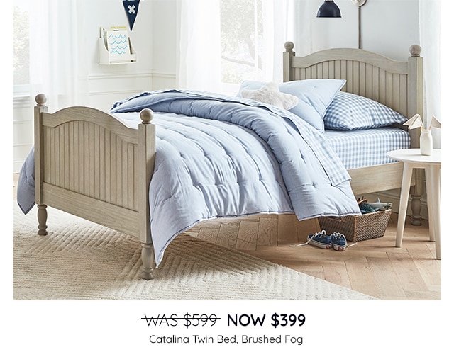 CATALINA TWIN BED IN BRUSHED FOG