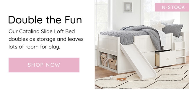 DOUBLE THE FUN - CATALINA SLIDE LOFT BED