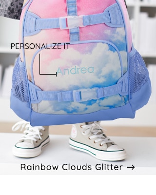 RAINBOW CLOUDS GLITTER