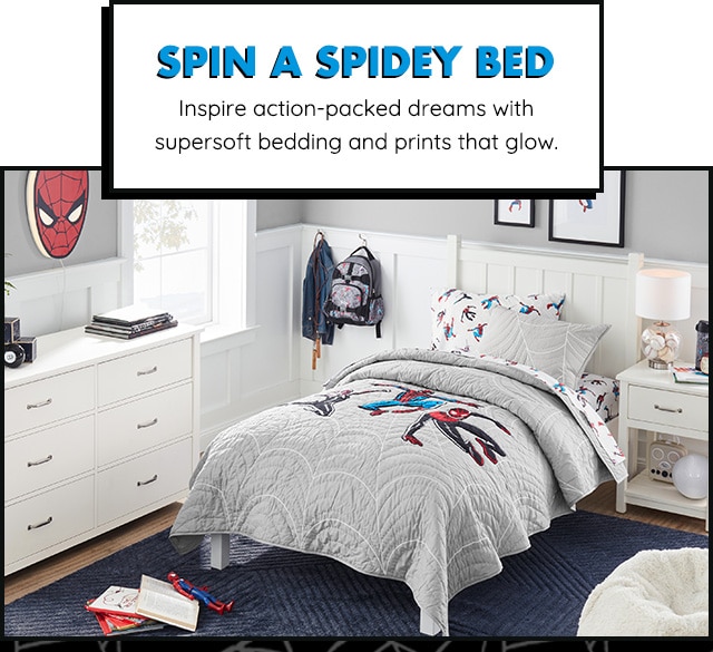 SPIN A SPIDEY BED