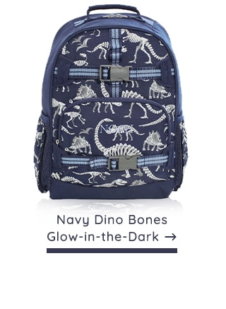 NAVY DINO BONES GLOW IN THE DARK